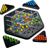 Triangle Chess Game, Triggle Elastic Band Game, Family Games - 2 To 4 Players